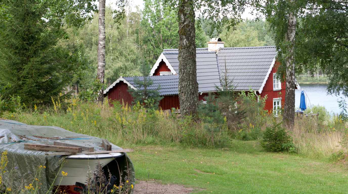 haus schweden rot
