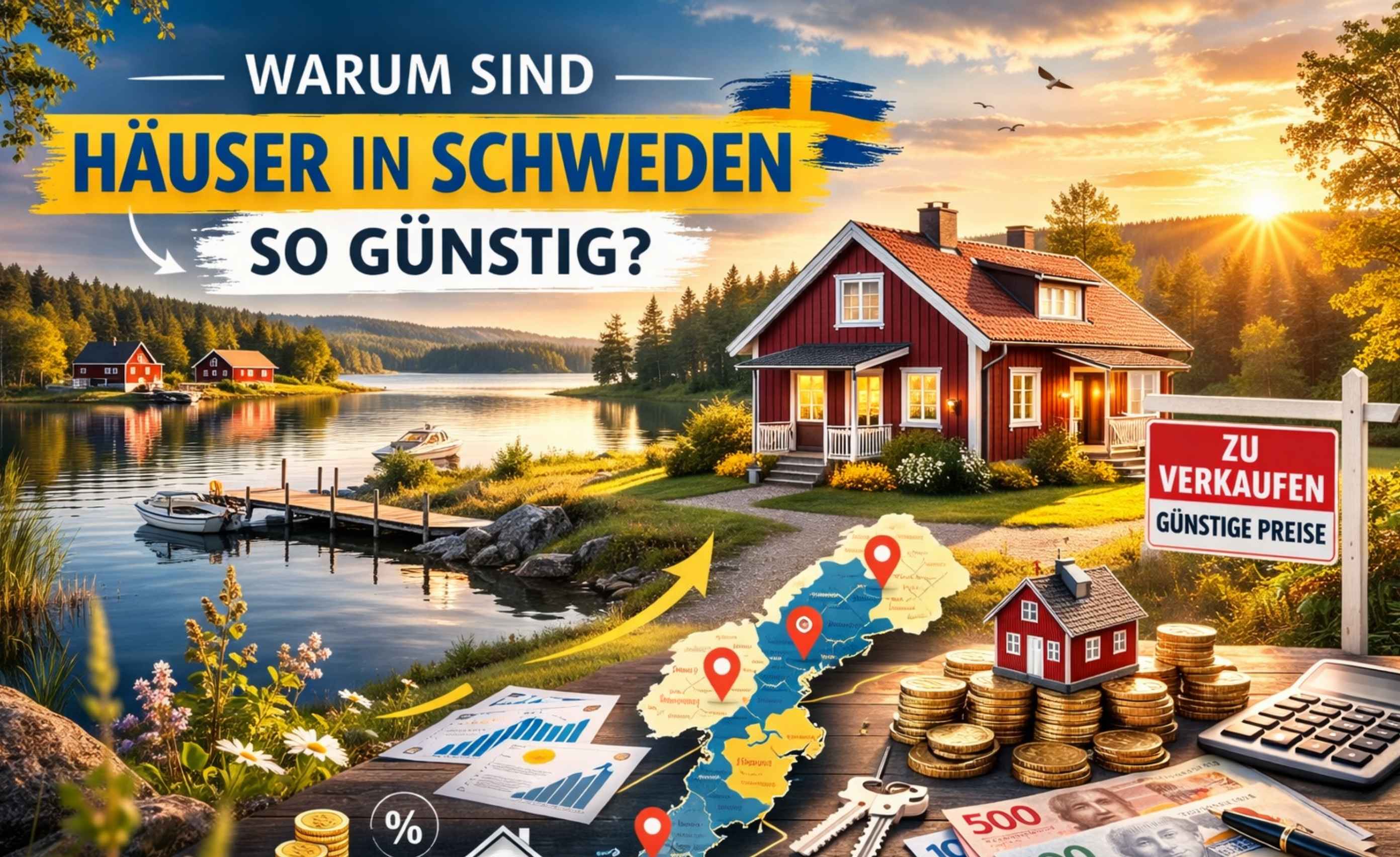 Warum sind häuser in schweden so günstig​?